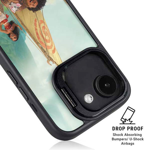 Disney Princess Moana and Maui Set Sail iPhone 16e Kickstand Case