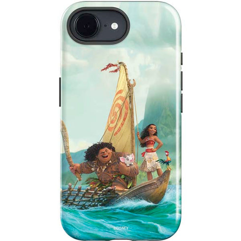 Disney Princess Moana and Maui Set Sail iPhone 16e Impact Case
