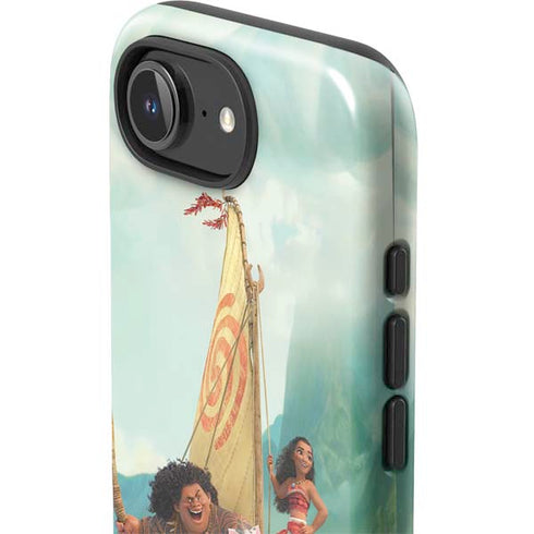 Disney Princess Moana and Maui Set Sail iPhone 16e Impact Case