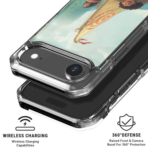 Disney Princess Moana and Maui Set Sail iPhone 17 Air Clear Case