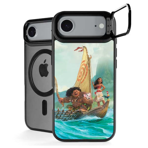 Disney Princess Moana and Maui Set Sail iPhone 17 Air Kickstand Case