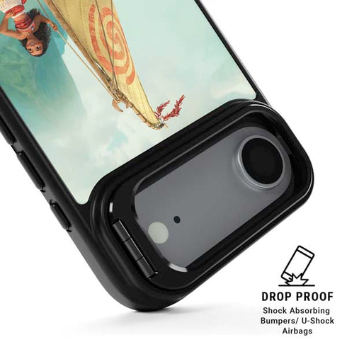 Disney Princess Moana and Maui Set Sail iPhone 17 Air Kickstand Case