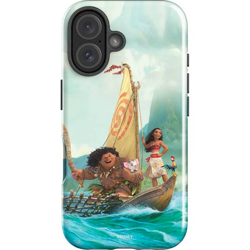 Disney Princess Moana and Maui Set Sail iPhone 17 Impact Case