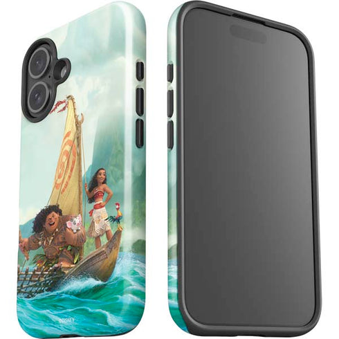 Disney Princess Moana and Maui Set Sail iPhone 17 Impact Case