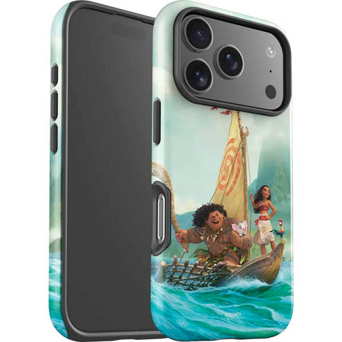 Disney Princess Moana and Maui Set Sail iPhone 17 Pro Impact Case