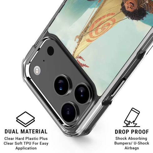 Disney Princess Moana and Maui Set Sail iPhone 17 Pro Max MagSafe Case