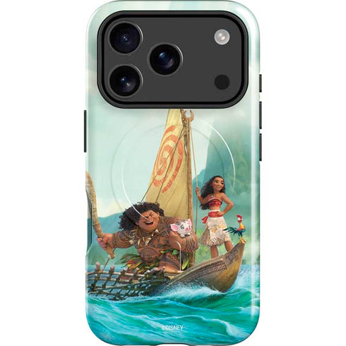 Disney Princess Moana and Maui Set Sail iPhone 17 Pro Max Magsafe Impact Case