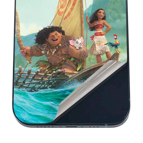Disney Princess Moana and Maui Set Sail iPhone 17 Skin