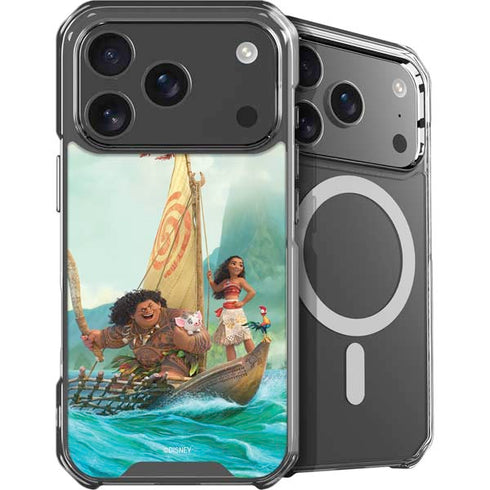 Disney Princess Moana and Maui Set Sail iPhone 18 Pro MagSafe Case