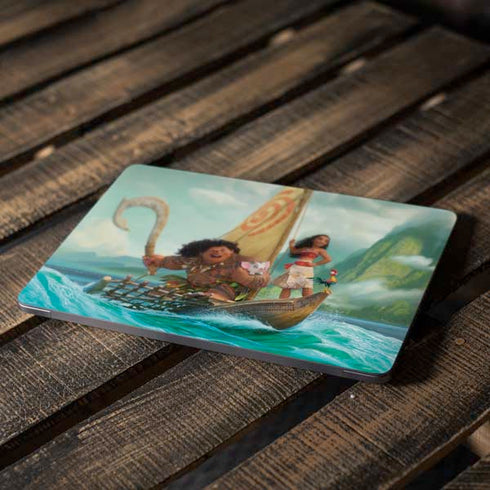 Disney Princess Moana and Maui Set Sail Apple MacBook Air Skin