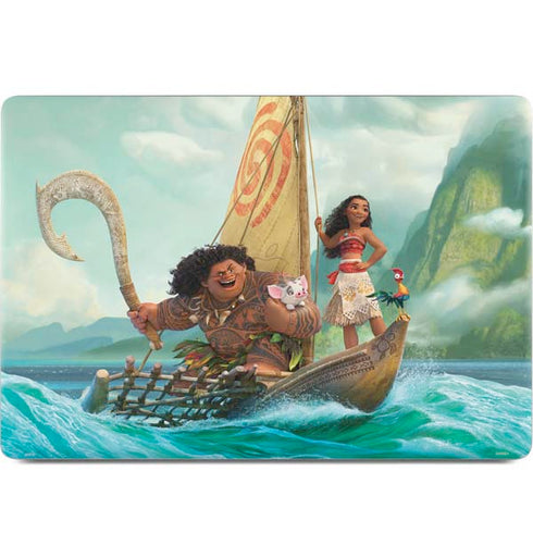 Disney Princess Moana and Maui Set Sail MacBook Skins