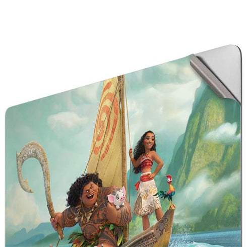 Disney Princess Moana and Maui Set Sail Apple MacBook Pro 16-inch Skin