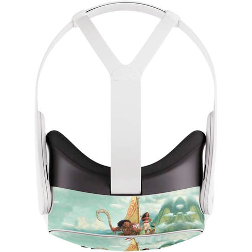 Disney Princess Moana and Maui Set Sail Meta Quest 3S Skin