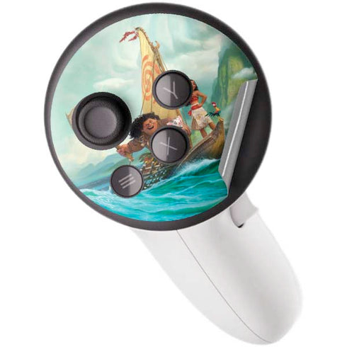 Disney Princess Moana and Maui Set Sail Meta Quest 3S Skin