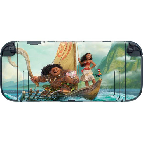 Disney Princess Moana and Maui Set Sail Nintendo Switch 2 (2025) with Joy-Con Skin