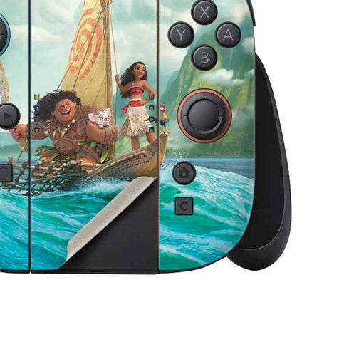 Disney Princess Moana and Maui Set Sail Nintendo Switch 2 (2025) Joy-Con Controller Skin