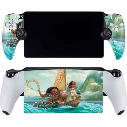 Disney Moana and Maui Set Sail PlayStation Portal Remote Player Skin