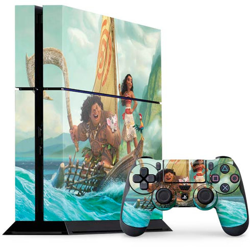 Disney Princess Moana and Maui Set Sail PlayStation PS4 Skins
