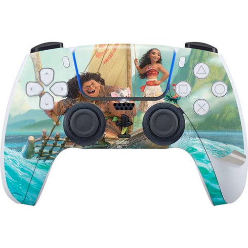 Disney Princess Moana and Maui Set Sail PS5 Pro Bundle Skin