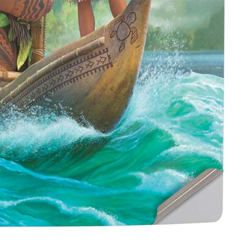 Disney Princess Moana and Maui Set Sail PS5 Pro Console Skin