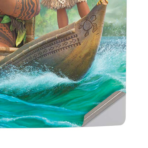 Disney Princess Moana and Maui Set Sail PS5 Pro Disk Console Skin