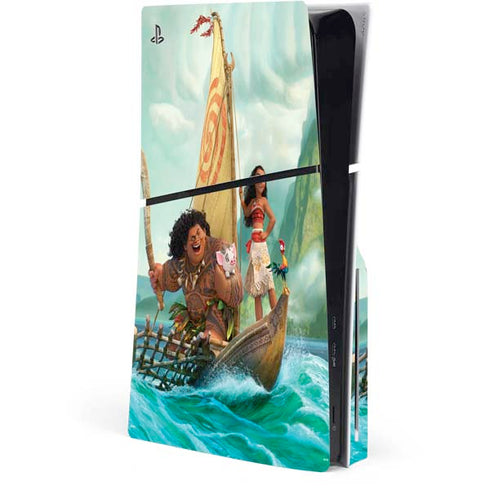 Disney Princess Moana and Maui Set Sail PlayStation PS5 Skins