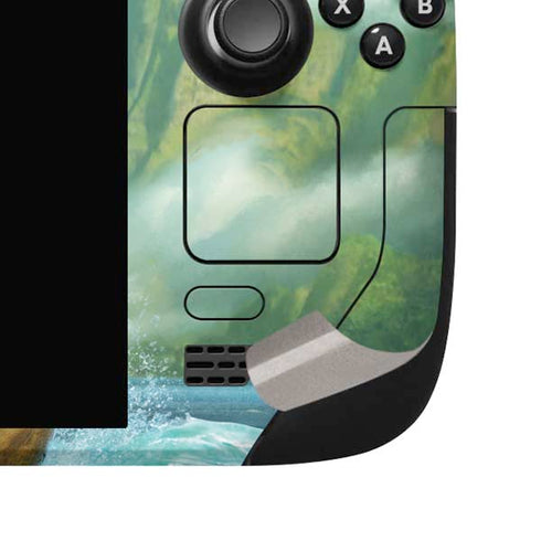 Disney Moana and Maui Set Sail Steam Deck Handheld Gaming Computer OLED Skin