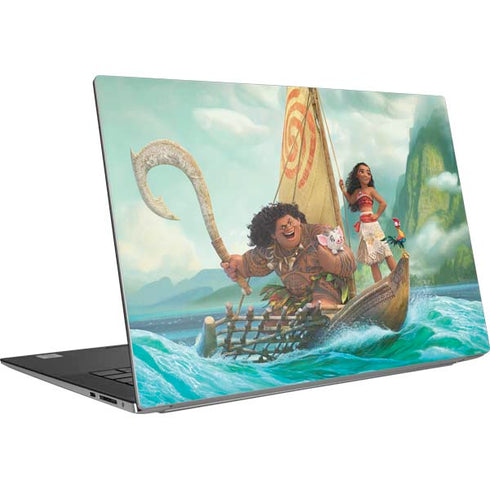 Disney Princess Moana and Maui Set Sail Dell XPS Skin