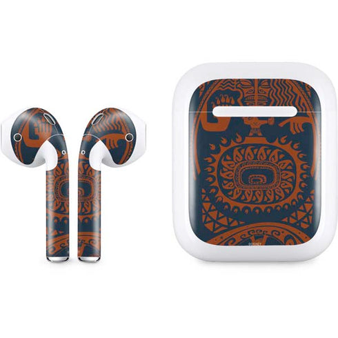Disney Moana Octopus Tropical Print Art Apple AirPods Skin