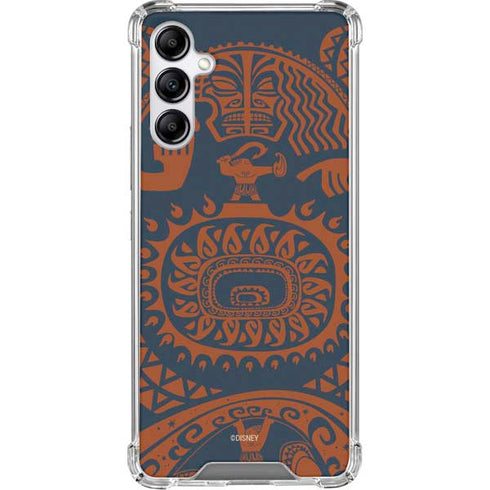 Disney Princess Moana Octopus Tropical Print Art Gabb Phone 4 Clear Case
