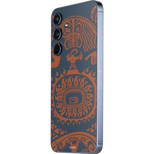 Disney Moana Octopus Tropical Print Art Galaxy A35 5G Skin