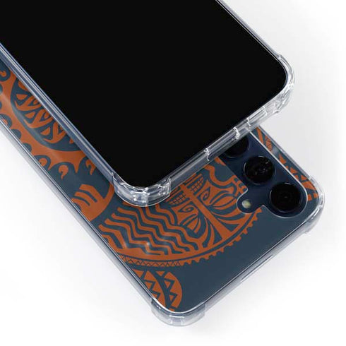 Disney Moana Octopus Tropical Print Art Galaxy A55 5G Clear Case