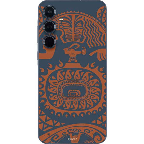 Disney Moana Octopus Tropical Print Art Galaxy A55 5G Skin