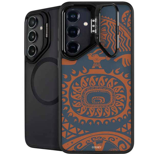 Disney Princess Moana Octopus Tropical Print Art Galaxy S25 Kickstand Case