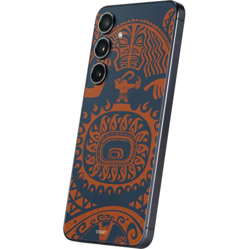 Disney Princess Moana Octopus Tropical Print Art Galaxy S24 Plus Skin