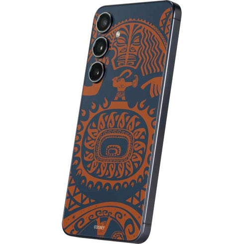 Disney Princess Moana Octopus Tropical Print Art Galaxy S24 Skin