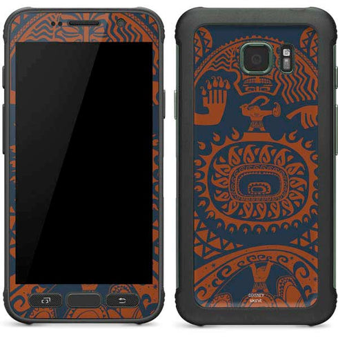 Disney Moana Octopus Tropical Print Art Galaxy S7 Active Skin
