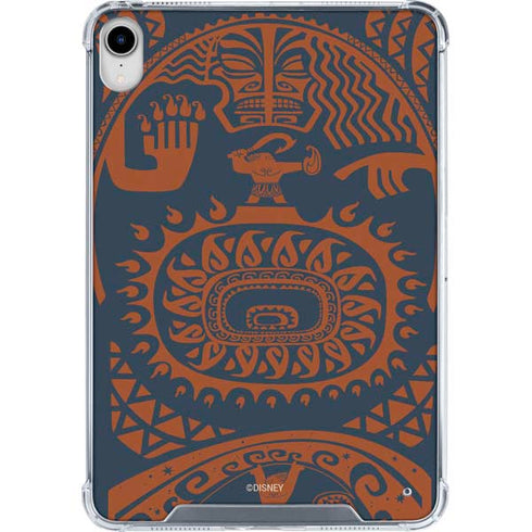 Disney Princess Moana Octopus Tropical Print Art iPad 11th Gen (2025) Clear Case