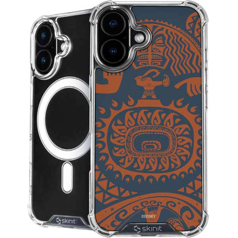 Disney Princess Moana Octopus Tropical Print Art iPhone 16 MagSafe Case