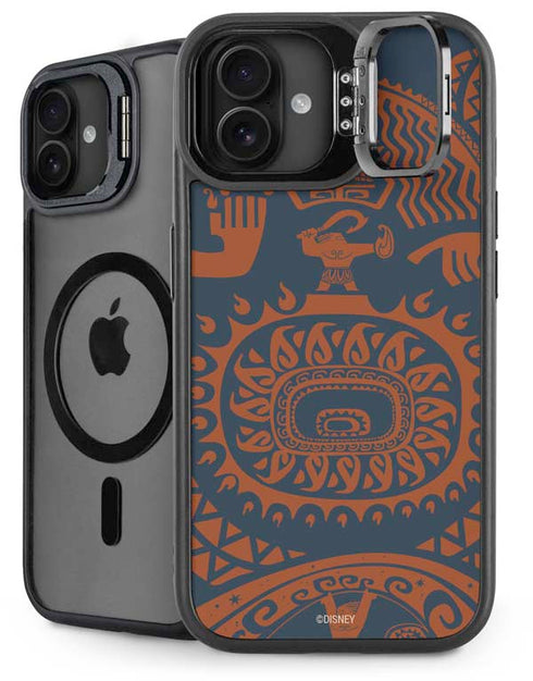 Disney Princess Moana Octopus Tropical Print Art iPhone 16 Plus Kickstand Case