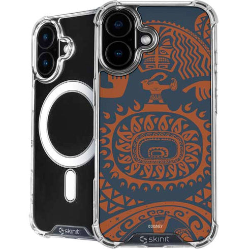 Disney Princess Moana Octopus Tropical Print Art iPhone 16 Plus MagSafe Case