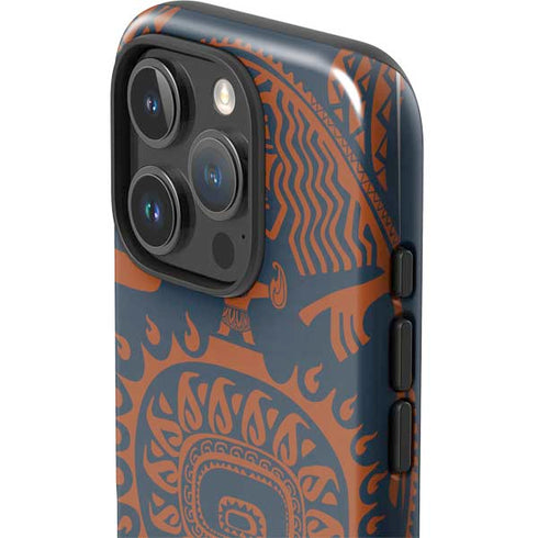 Disney Princess Moana Octopus Tropical Print Art iPhone 16 Pro Impact Case