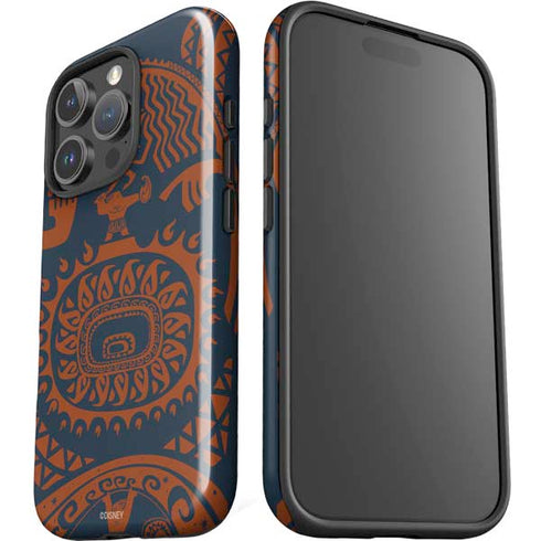 Disney Princess Moana Octopus Tropical Print Art iPhone 16 Pro Impact Case