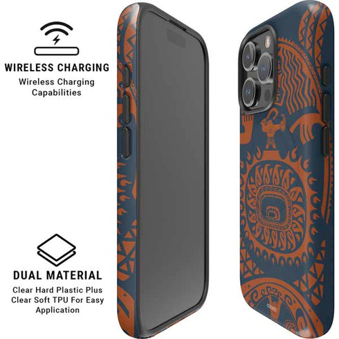 Disney Princess Moana Octopus Tropical Print Art iPhone 16 Pro Max Magsafe Impact Case