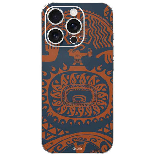 Disney Princess Moana Octopus Tropical Print Art iPhone 16 Pro Skin