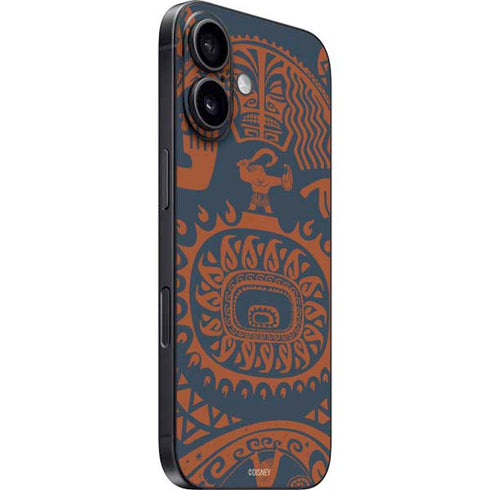 Disney Princess Moana Octopus Tropical Print Art iPhone 16 Skin