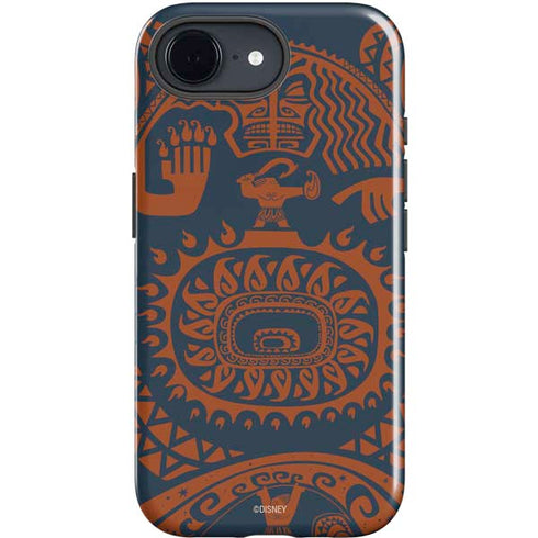 Disney Princess Moana Octopus Tropical Print Art iPhone 16e Impact Case