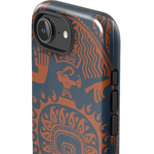 Disney Princess Moana Octopus Tropical Print Art iPhone 16e Impact Case