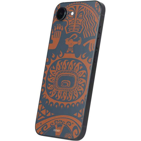 Disney Princess Moana Octopus Tropical Print Art iPhone 16e Skin