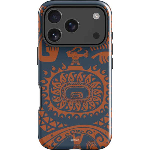 Disney Princess Moana Octopus Tropical Print Art iPhone 18 Pro Max Impact Case